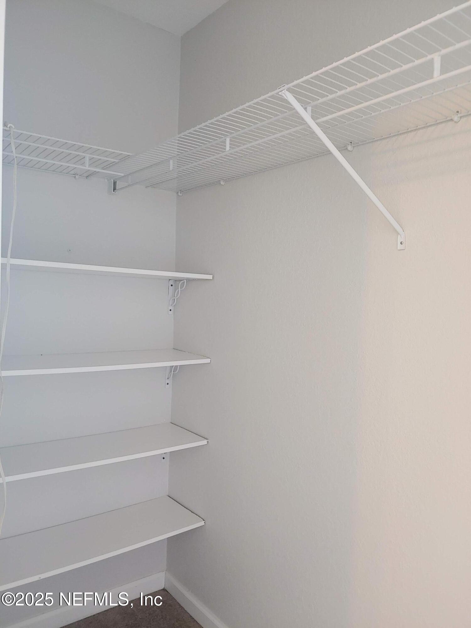 10200 Belle Rive Boulevard, Unit 3605 Jacksonville, FL 32256 - Photo 26 of 34 a view of walk in closet with empty racks