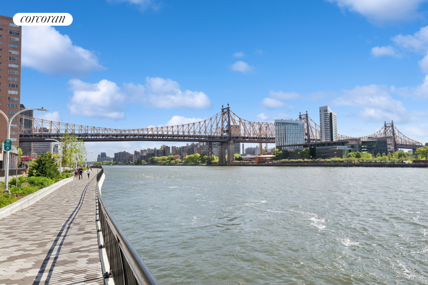 36 Sutton Place South, Unit 11A Manhattan, NY 10022 - Photo 7 of 8 a view of swimming pool and city from a terrace