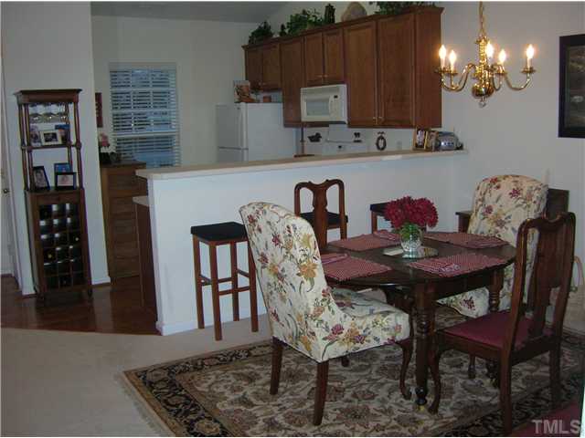 11313 Shadow Elms Lane Raleigh, NC 27614 - Photo 11 of 23 View Of Dining Area, Breakfast Bar, & Kitchen