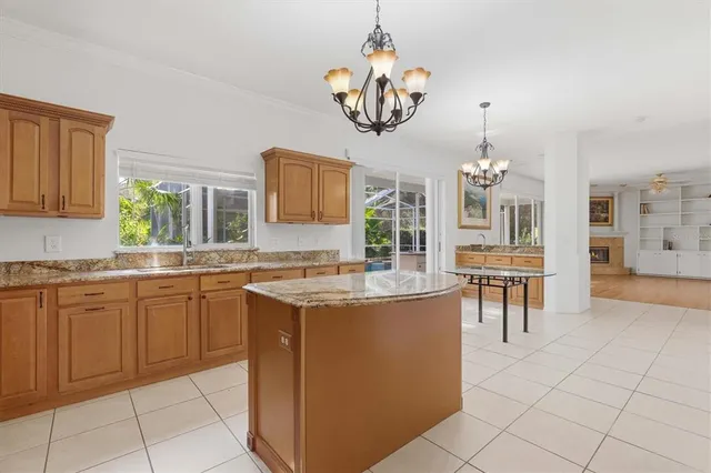 a bathroom with a bathtub sink and mirror