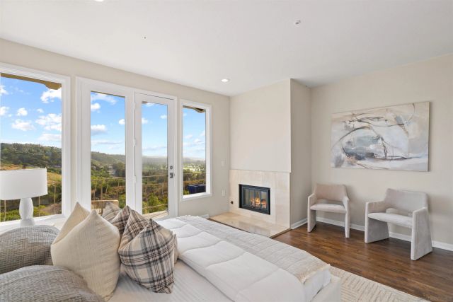 a view of a balcony with an outdoor space