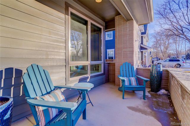 a view of a outdoor space with seating area