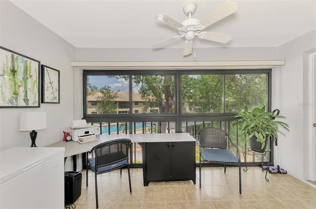 285 Mission Trail West, Unit B Venice, FL 34285 - Photo 40 of 49 a view of a dining room with furniture window and outside view