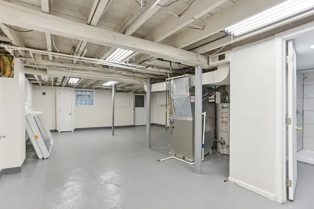 a view of a storage room