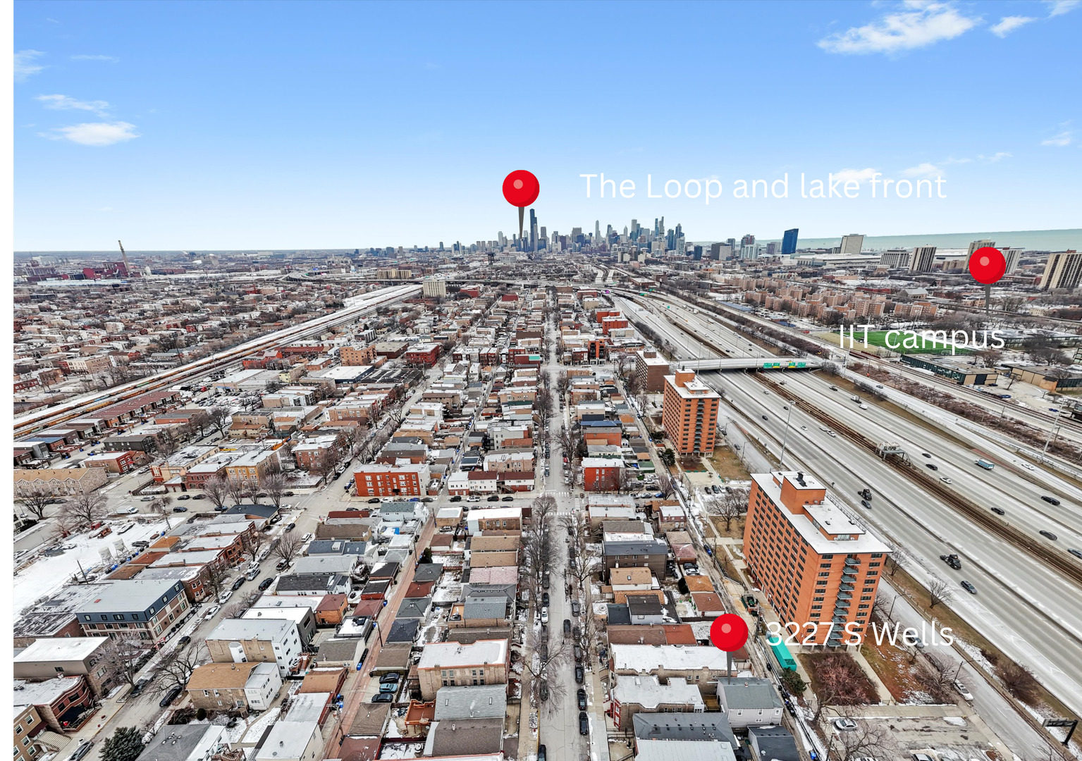 3227 South Wells Street, Unit COACHHOUSE Chicago, IL 60616 - Photo 3 of 20 a city view