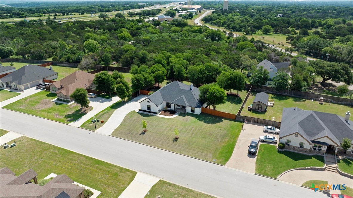 2892 Beulah Boulevard Belton, TX 76513 - Photo 34 of 39 an aerial view of a house with a garden