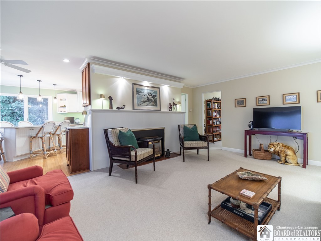 3605 Overlook Terrace Ellery, NY 14712 - Photo 22 of 40 The cozy gas fireplace in the livingroom is a high