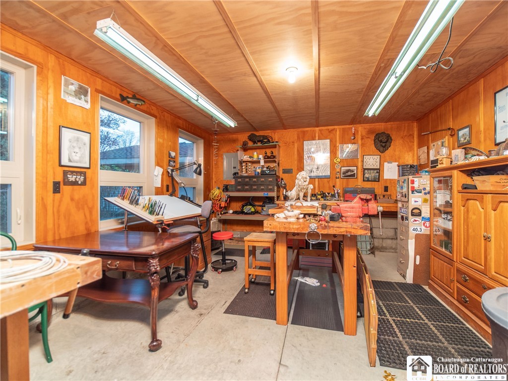 3605 Overlook Terrace Ellery, NY 14712 - Photo 38 of 40 Use your imagination here in the workshop. Let the