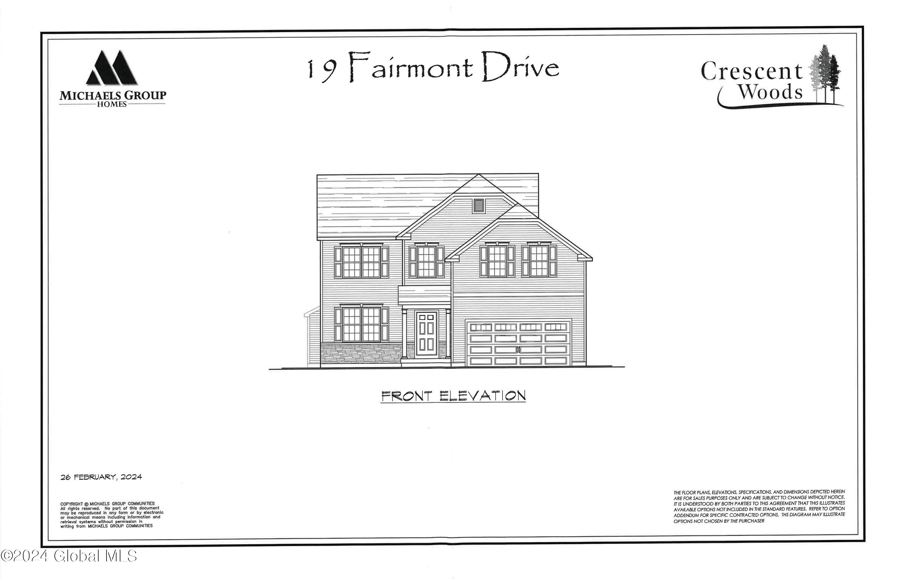 19 Fairmont Front Elevation