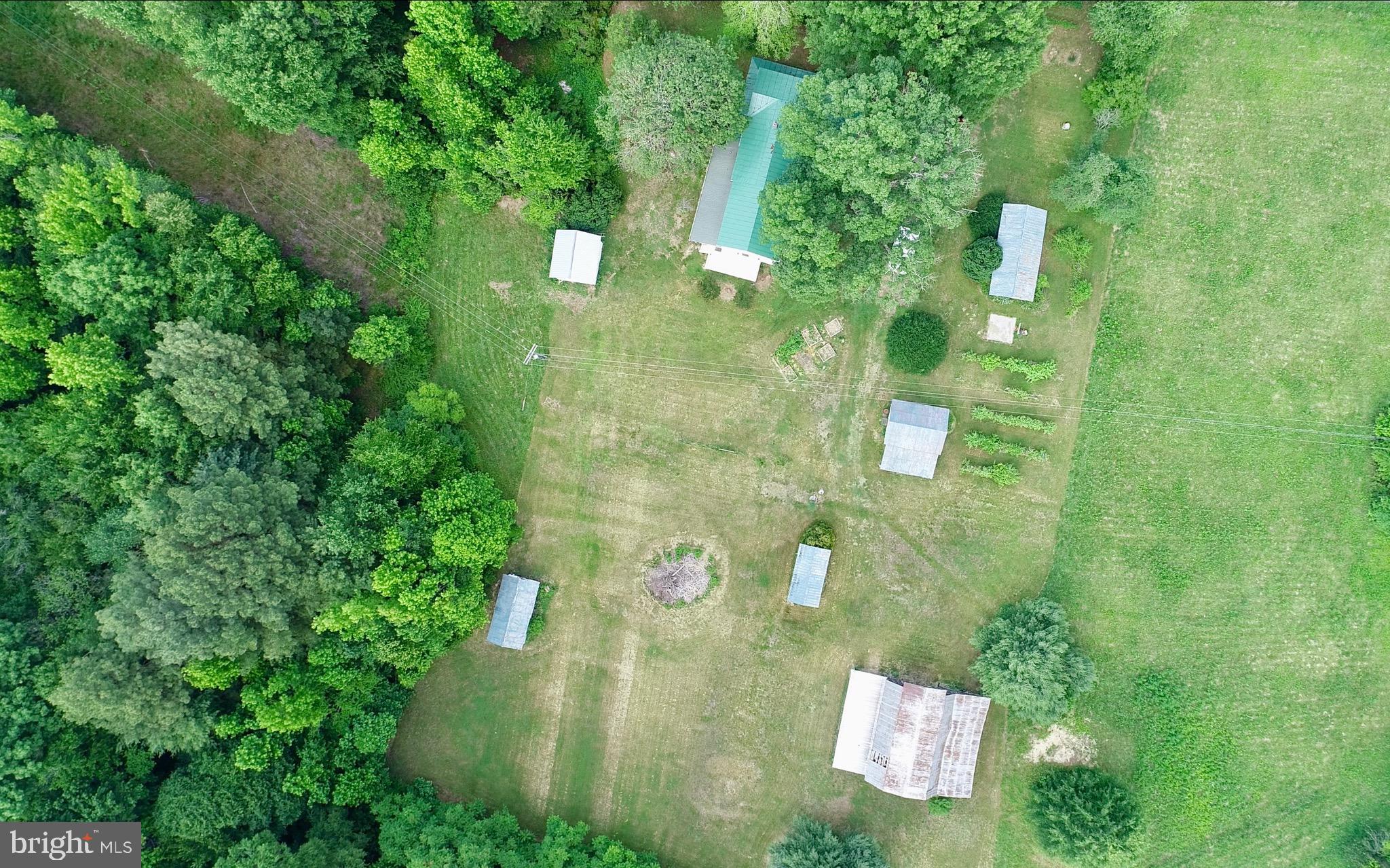 1311 Borden Road Bumpass, VA 23024 - Photo 64 of 68 Drone shot of house and buildings
