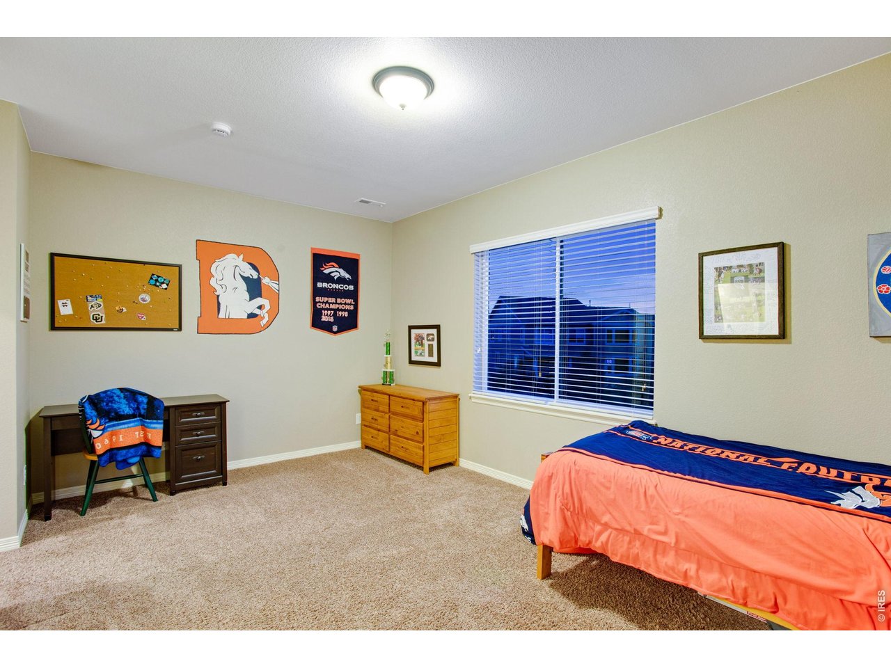 5728 Connor Street Timnath, CO 80547 - Photo 31 of 50 a bedroom with furniture and a window
