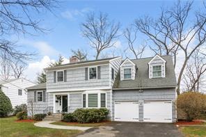 4 Hammond Road Rye, NY 10580 - Photo 1 of 1 Front view- two car garage w/ direct access to mud room area