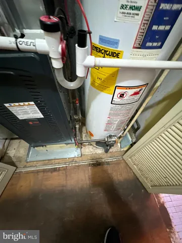 a view of water heater room