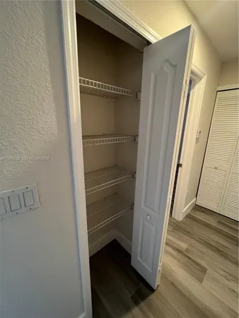 a view of walk in closet