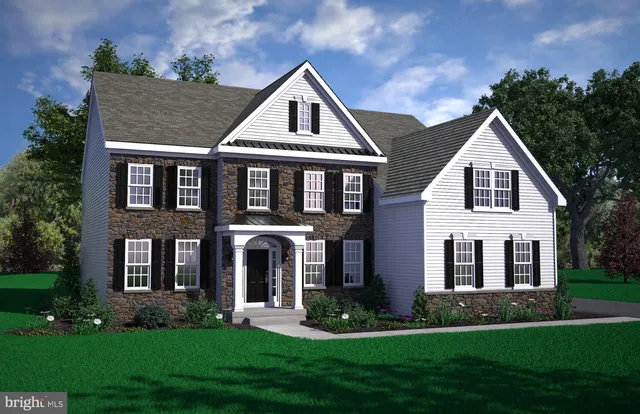 front view of house with a yard