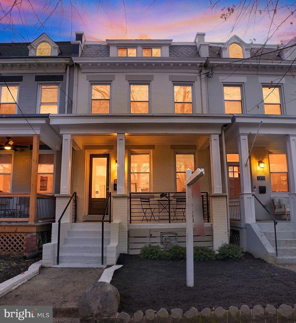 1208 Shepherd Street Northwest Washington, DC 20011 - Photo 1 of 27 front view of a house
