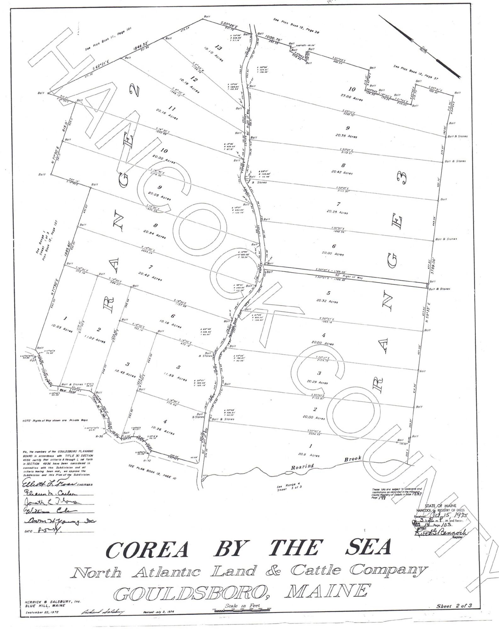 Map54-lot18 Grand Marsh Bay Road Corea, ME 04624 - Photo 1 of 1 Map 54 Lot 18 Plot Plan