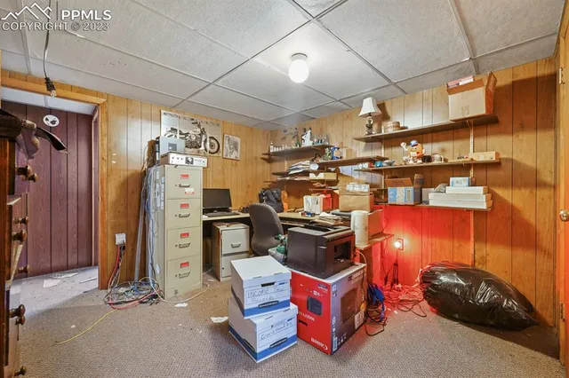 a room with gym equipment