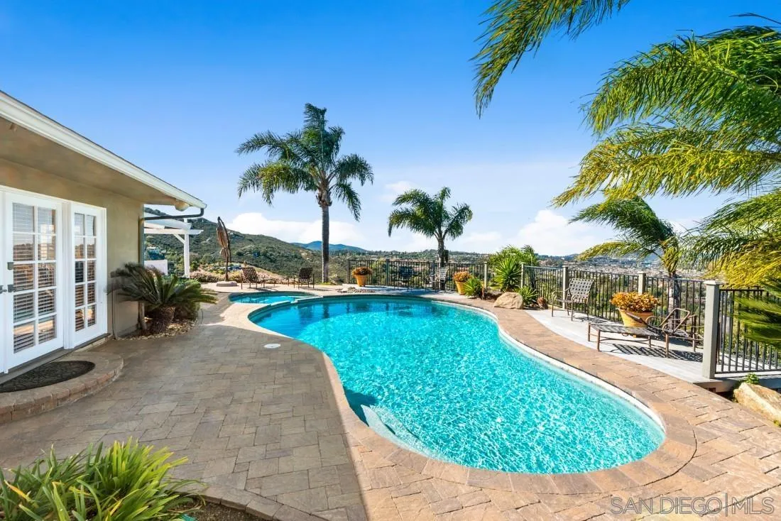 16033 Stoney Acres Road Poway, CA 92064 - Photo 42 of 60 a swimming pool with outdoor seating and yard