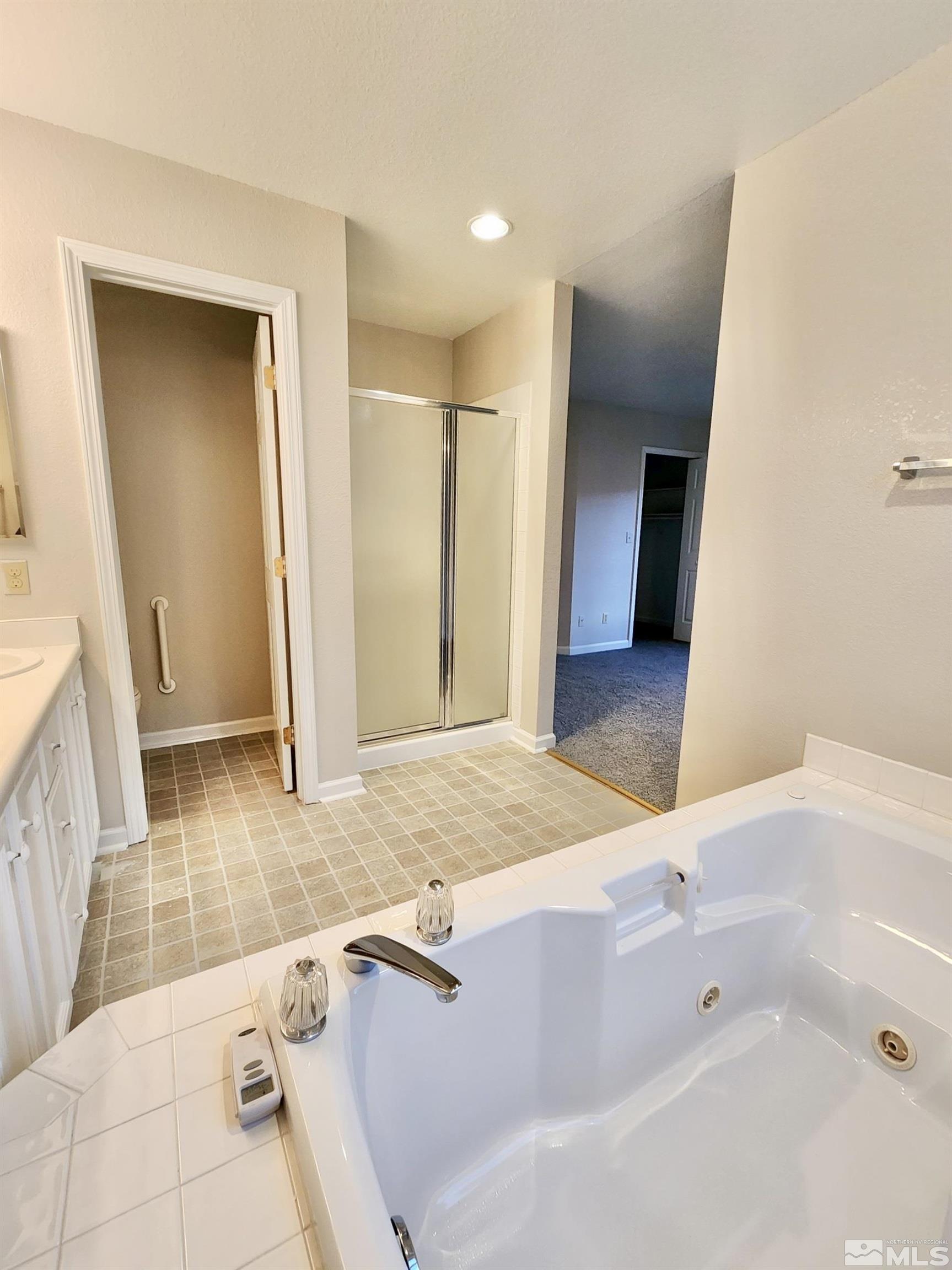 254 Windtree Circle Carson City, NV 89701 - Photo 15 of 23 a bathroom with a tub sink and mirror