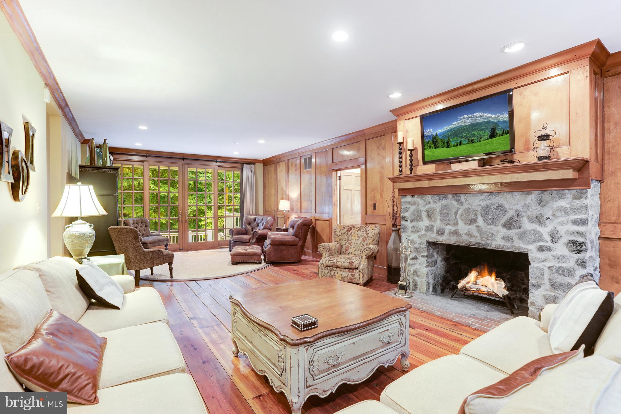 8523 Georgetown Pike McLean, VA 22102 - Photo 26 of 90 Custom wood paneled sitting room