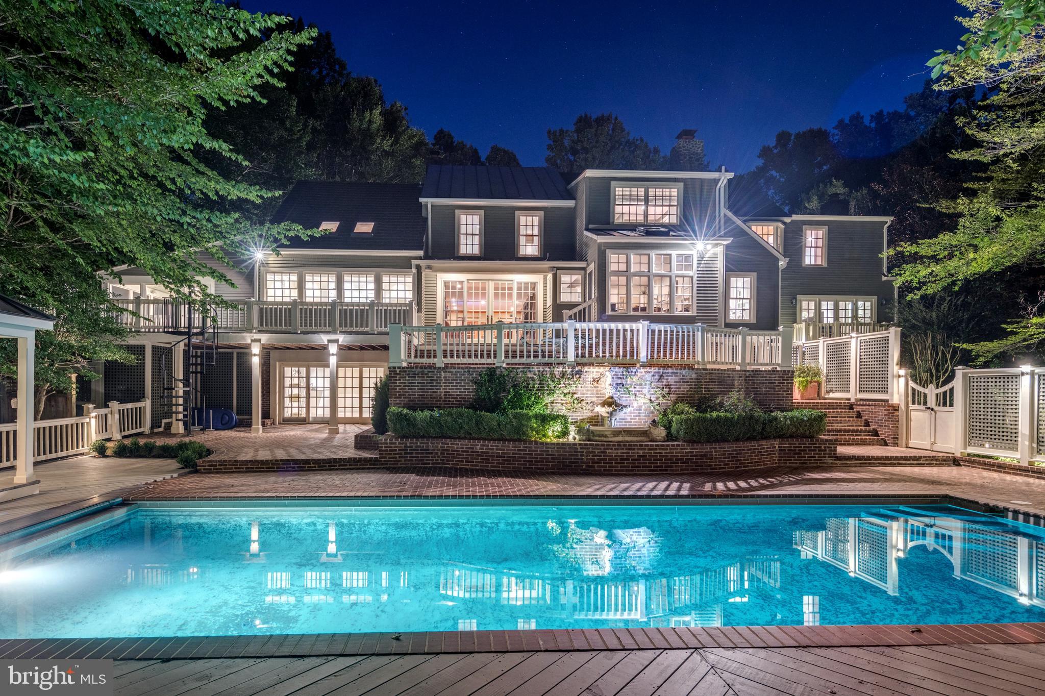 8523 Georgetown Pike McLean, VA 22102 - Photo 88 of 90 A nighttime oasis