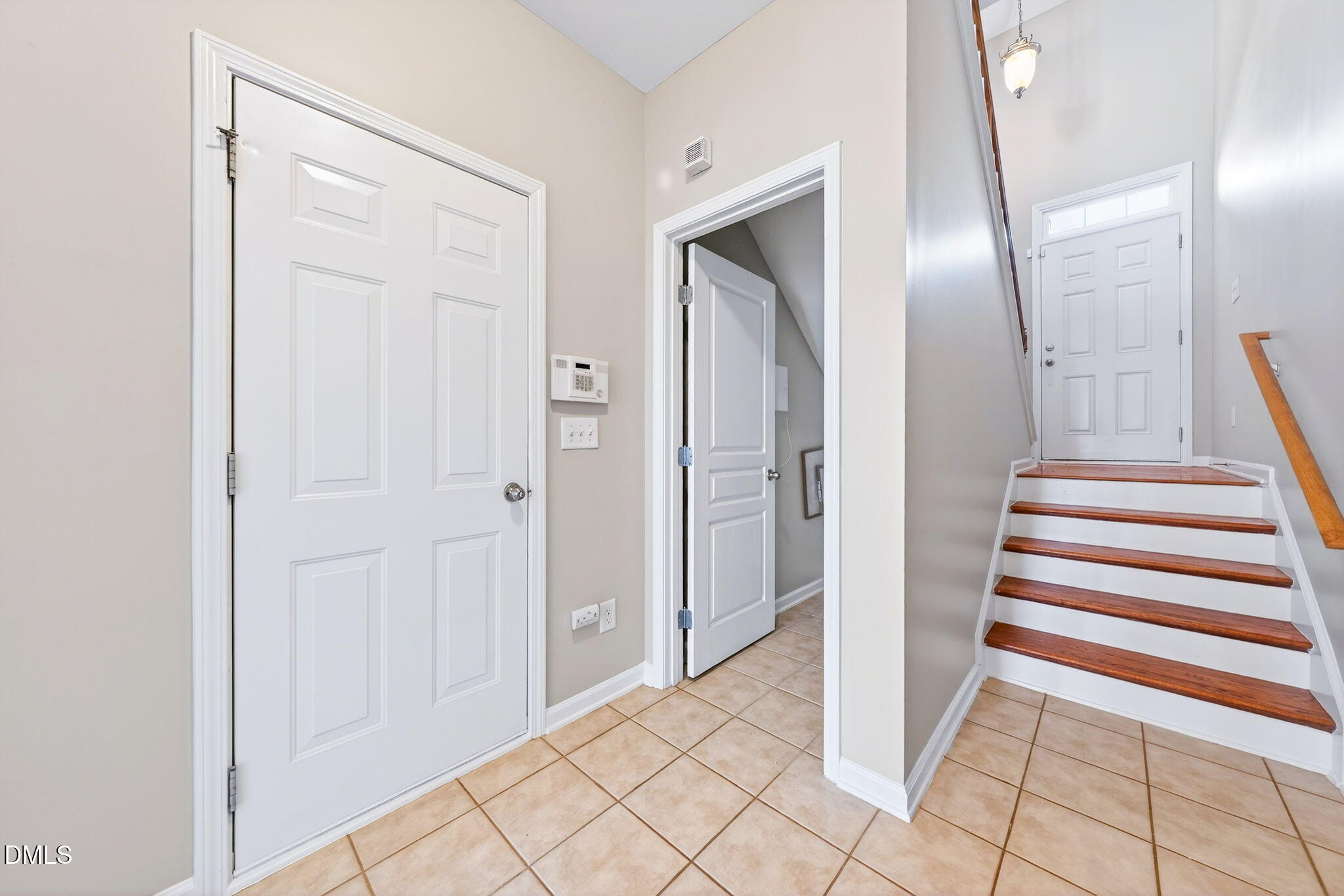 4523 Pale Moss Drive Raleigh, NC 27606 - Photo 17 of 42 a view of a bathroom from the hallway