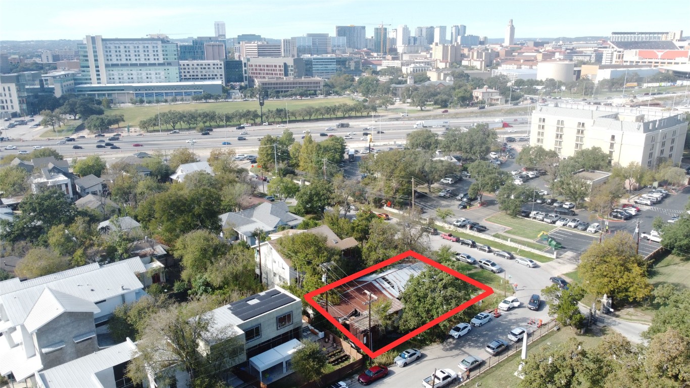 1011 East 16th Street Austin, TX 78702 - Photo 5 of 5 an aerial view of residential building and lake