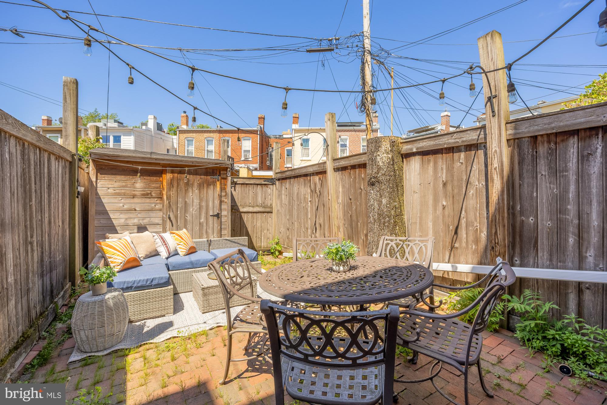 260 Warren Street Northeast Washington, DC 20002 - Photo 11 of 17 Charming outdoor retreat with ambiance.