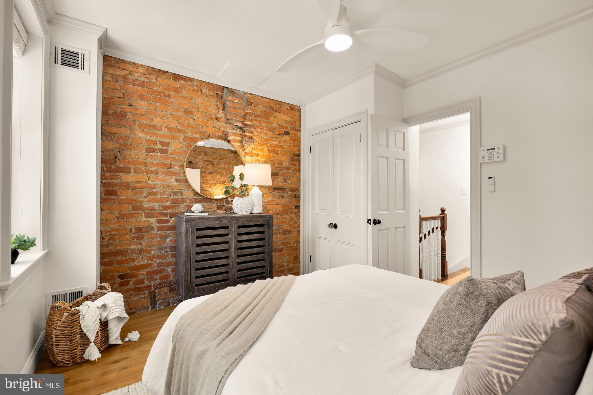 260 Warren Street Northeast Washington, DC 20002 - Photo 14 of 17 Charming retreat with exposed brick.