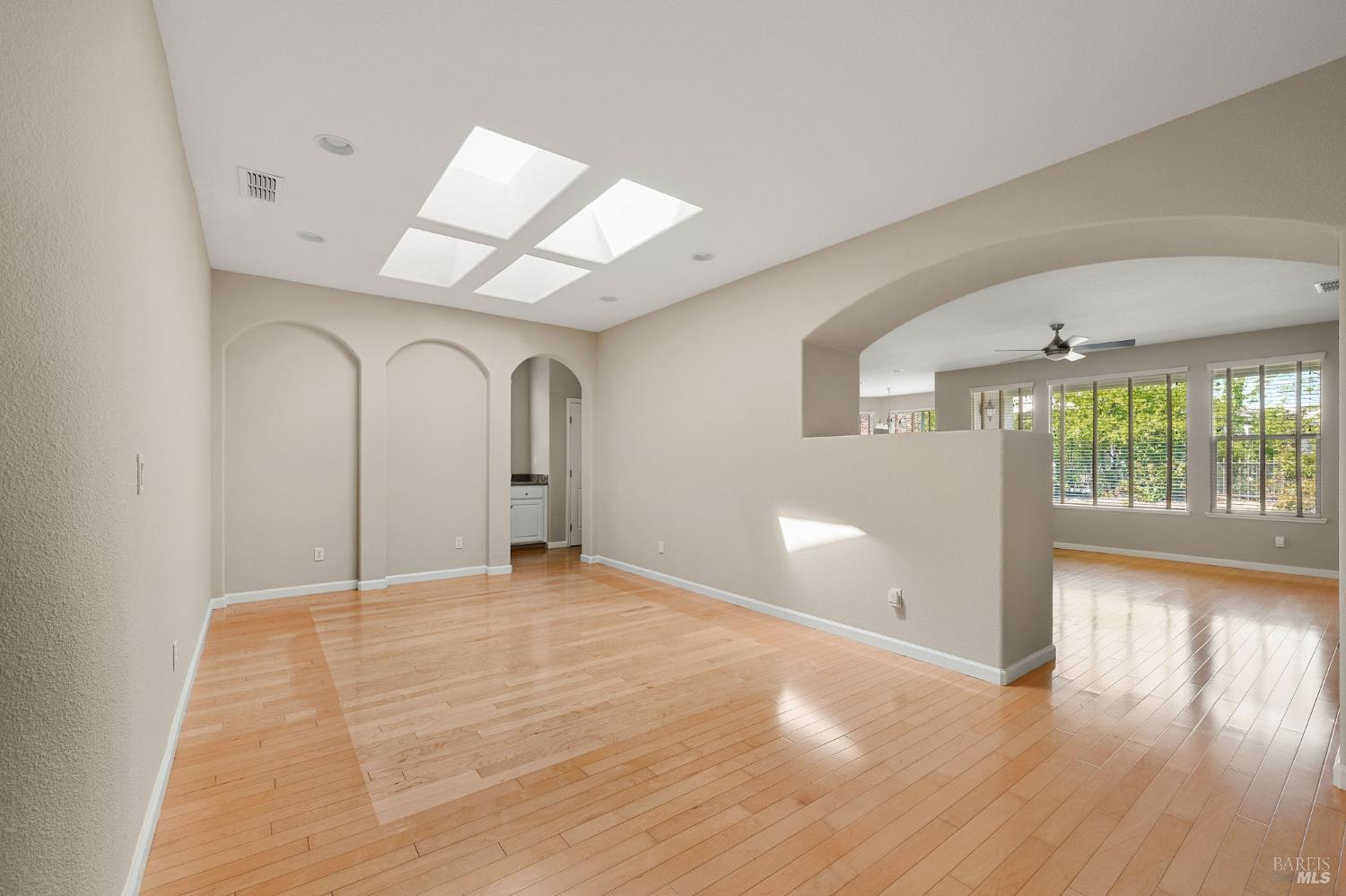 505 Marianna Place Rio Vista, CA 94571 - Photo 2 of 33 a view of empty room with wooden floor and fan
