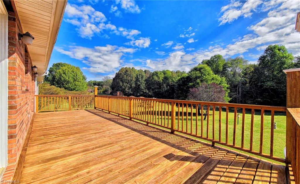 2301 Griffith Road Winston-Salem, NC 27103 - Photo 40 of 50 View of the back yard from the deck.