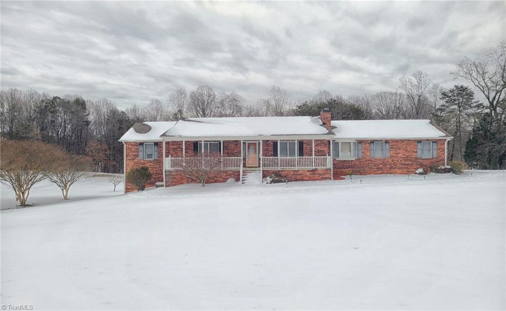 2301 Griffith Road Winston-Salem, NC 27103 - Photo 49 of 50 Winter front view of the property.