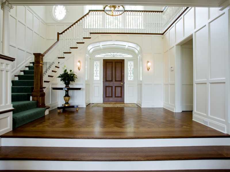 107 Long Neck Point Road Darien, CT 06820 - Photo 7 of 25 a view of an entryway with wooden floor