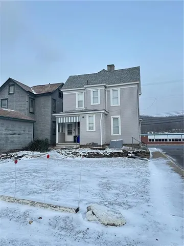 a view of a building entrance