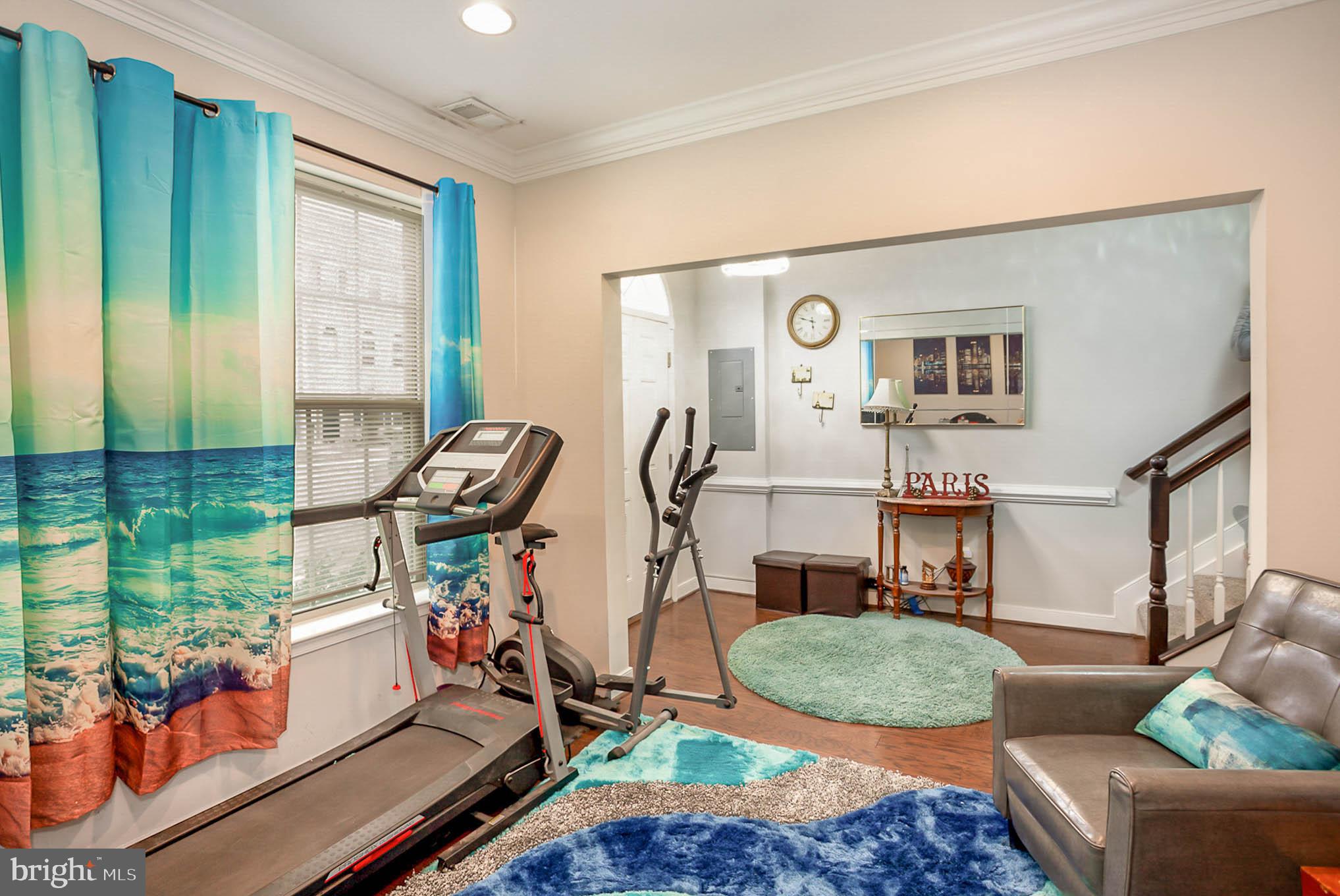 Rec Room Open to Foyer