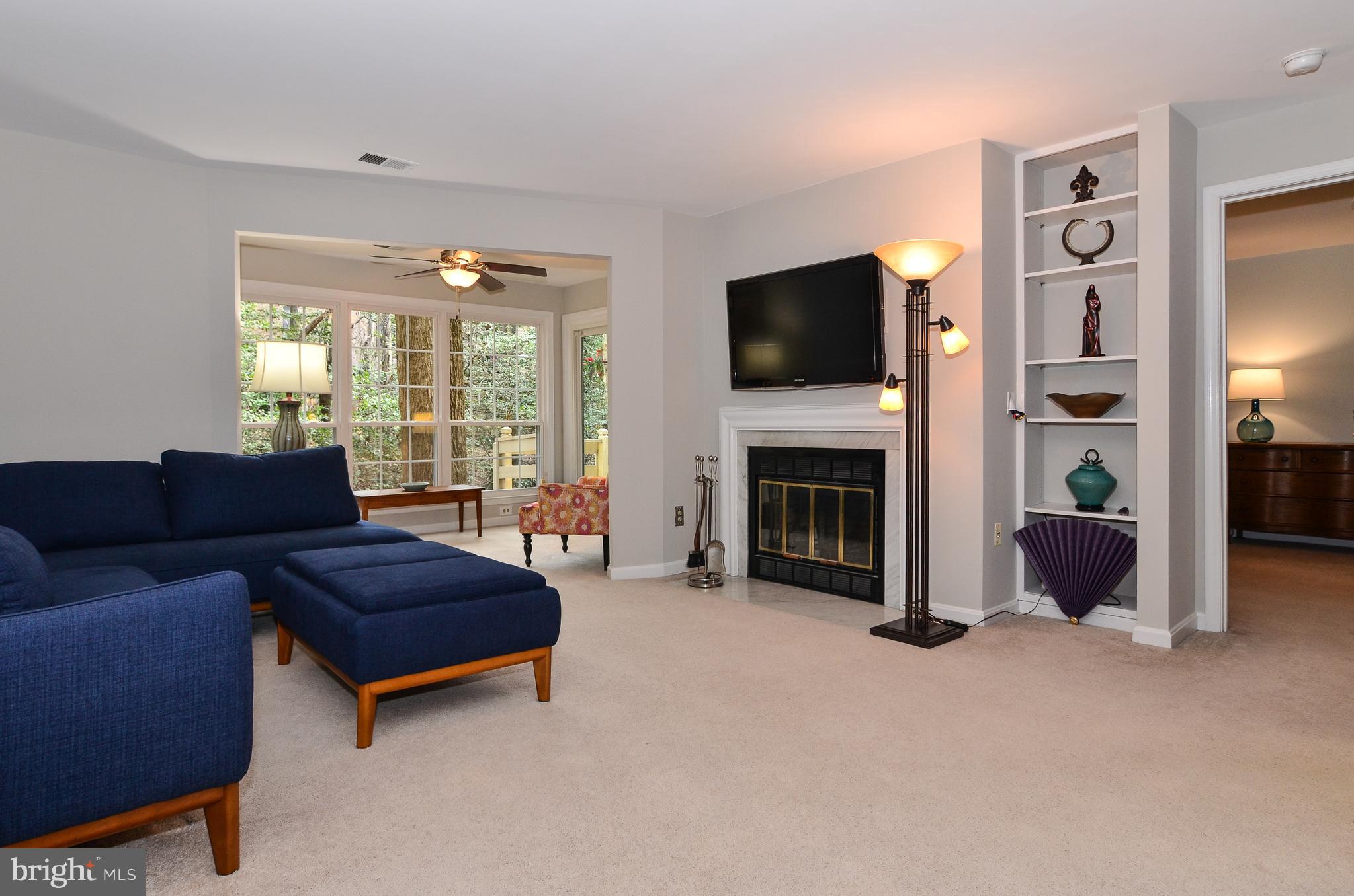 2217 Lovedale Lane, Unit C Reston, VA 20191 - Photo 4 of 37 Open Airy Living Room opens to Sunroom