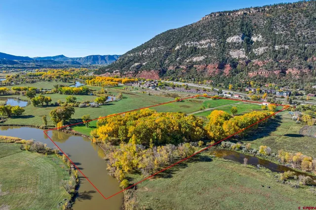 a view of a lake with a mountain