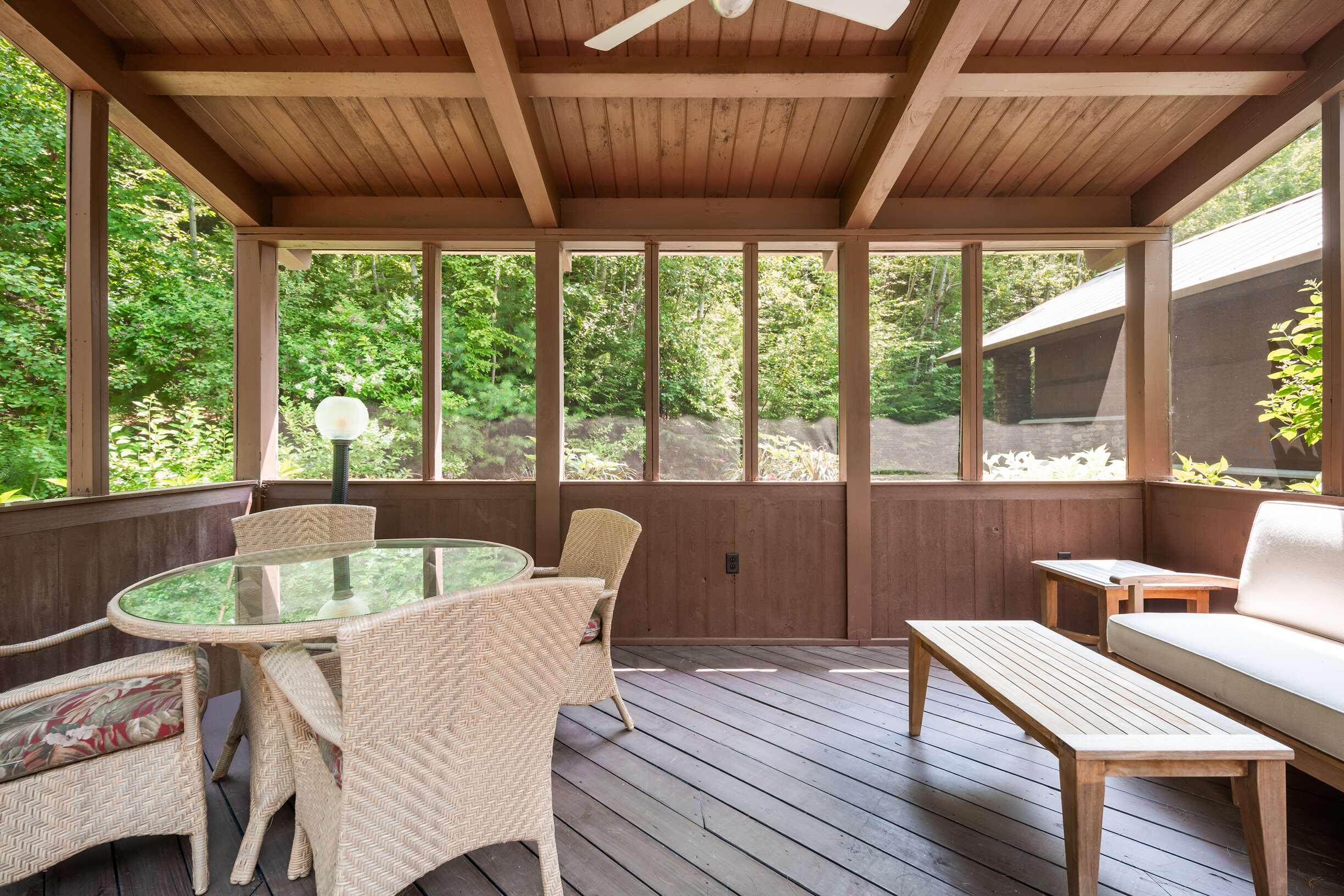 242 Dragon Fly Road Lovell, ME 04051 - Photo 16 of 37 Screened porch