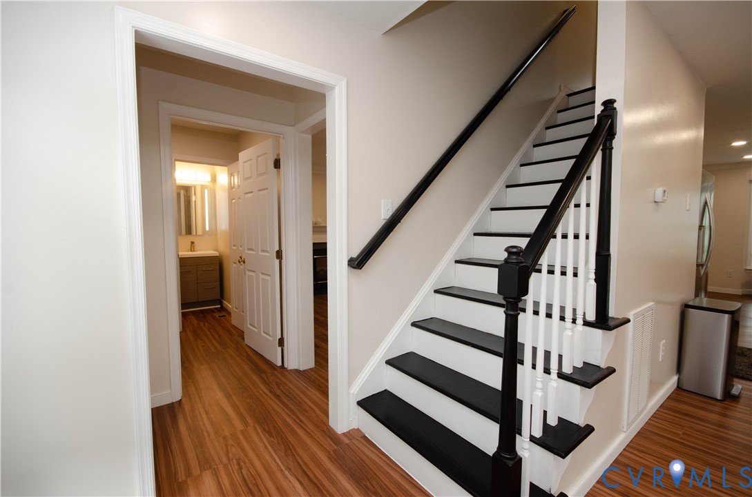 10912 Point Grey Road Henrico, VA 23233 - Photo 17 of 36 Wood-finish flooring throughout, two-tone staircas