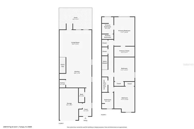 $3,800 | 2409 West Fig Street, Unit 1, Tampa, FL 33609