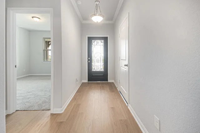 wooden floor in a gallery