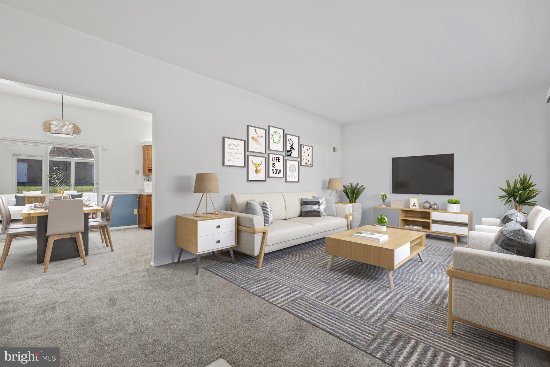 3151 Castleleigh Road Silver Spring, MD 20904 - Photo 4 of 42 Bright and airy living space. Digitally Staged