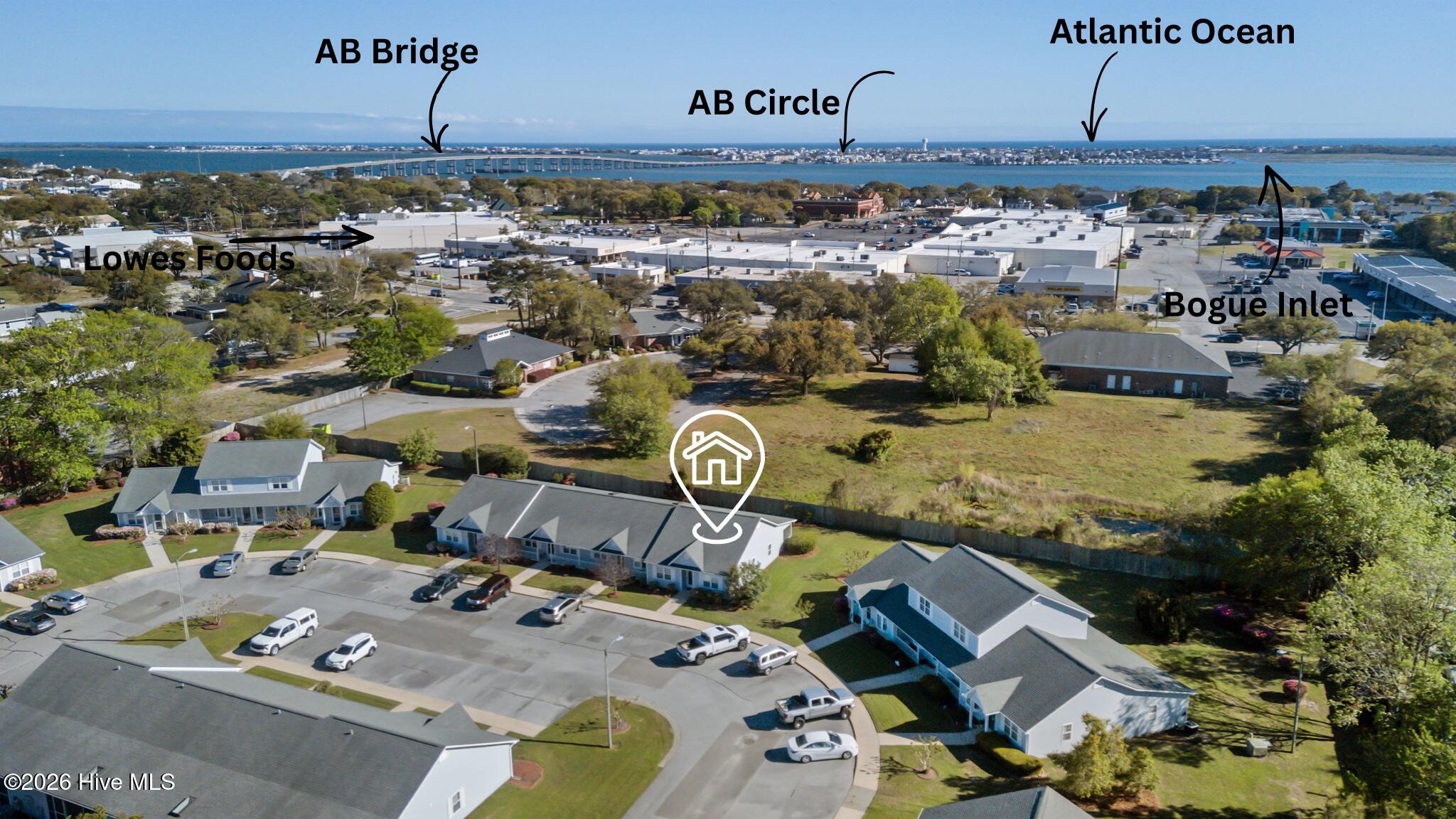 303 Barbour Road, Unit 1004 Morehead City, NC 28557 - Photo 27 of 29 Aerial