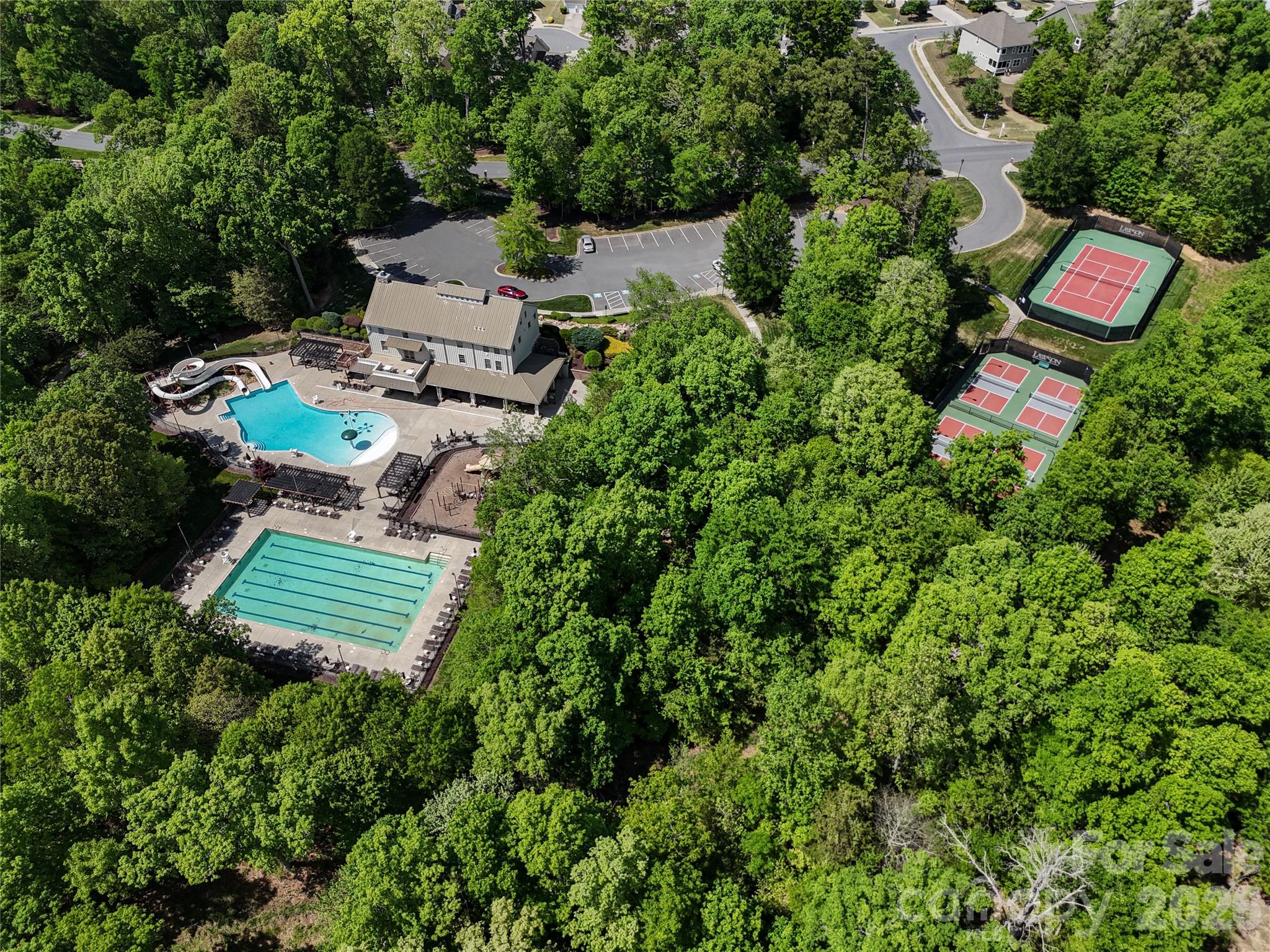 4008 Oxford Mill Road Waxhaw, NC 28173 - Photo 5 of 44 an aerial view of a house with a yard