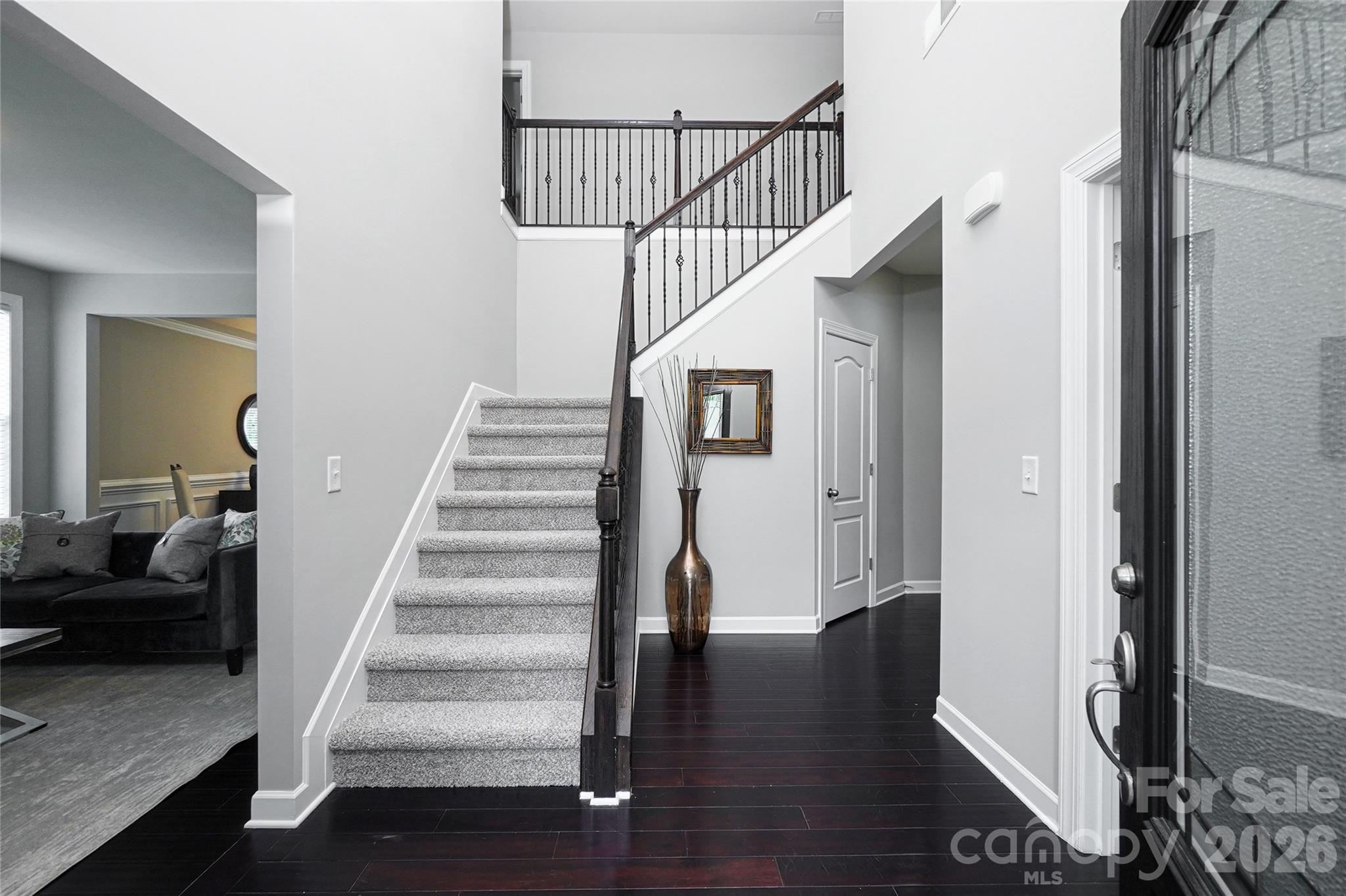 4008 Oxford Mill Road Waxhaw, NC 28173 - Photo 6 of 44 a view of entryway with wooden floor