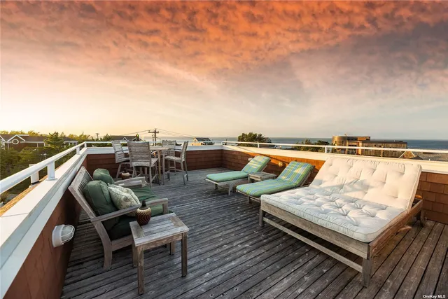 an outdoor view with sitting space