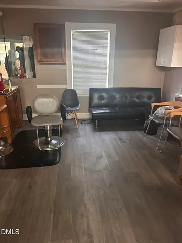 a living room with a couch and a table