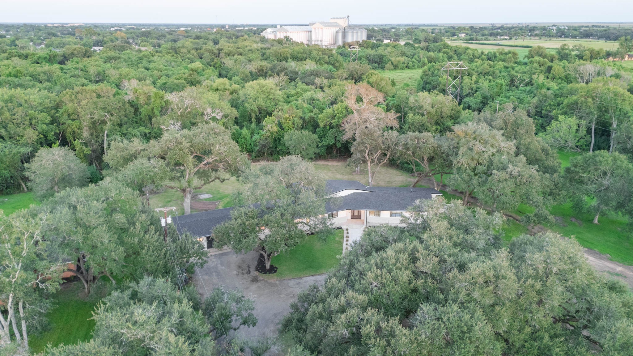 116 Laughlin Road Eagle Lake, TX 77434 - Photo 39 of 41 an aerial view of a house with a yard