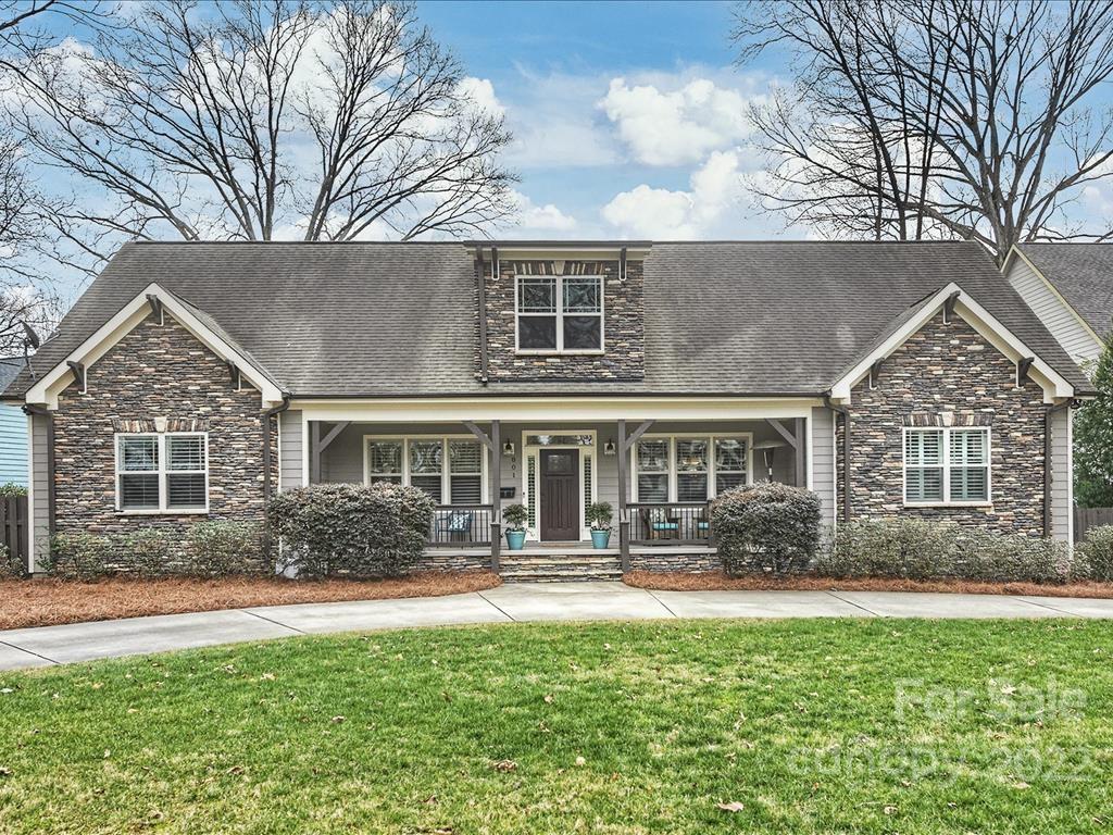 801 Sedgefield Road Charlotte, NC 28209 - Photo 1 of 30 a front view of house with yard and green space